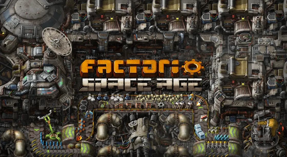 Factorio Space Age cover art